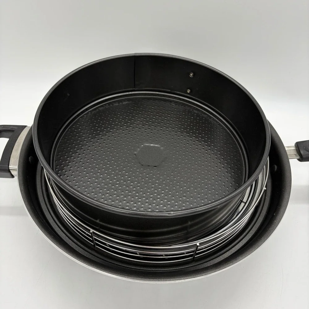 Vintage Turbo Cooker Plus All-in-One Stainless Steel Pan Cooking System + VHS